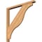 Ekena Millwork Funston Block Smooth Bracket w/ Offset Brace, Western Red Cedar, 3 1/2"W x 34"D x 34"H BKT0402X34X34FST05SWR - alternate 1